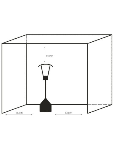 ESTUFA EXTERIOR BLANCA MWHSS-A – BUTANO/PROPANO
