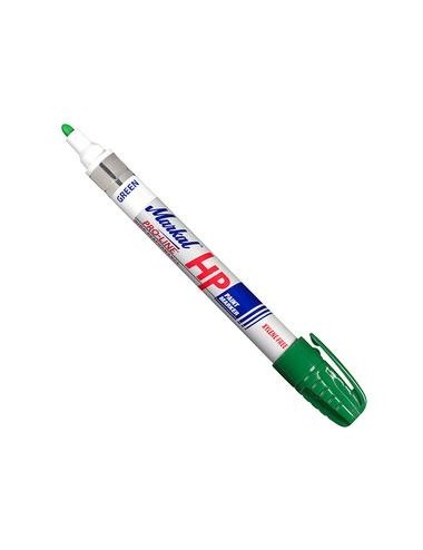 Marcador de Pintura Líquida Verde para Superficies Aceitosas Pro-Line HP