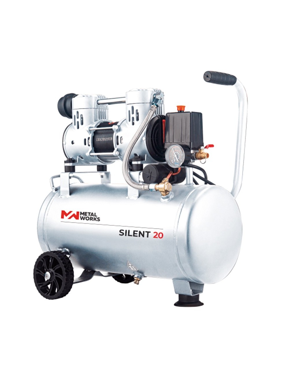 COMPRESOR SILENT 20 - SIN ACEITE 24l