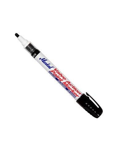 Marcador de Pintura Líquida Indeleble  Valve Action Negro