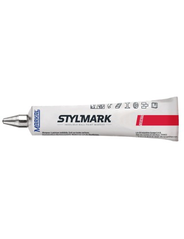 TUBO MARCADOR  PINTURA ROJO STYLMARK