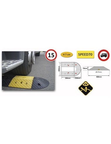 Ralentizador Modular  SPEED70