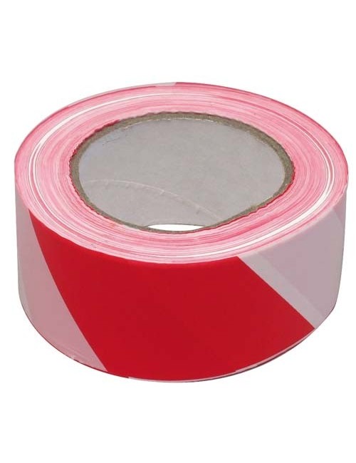 Cinta de Construcción Blanca y Roja  571BRCSG