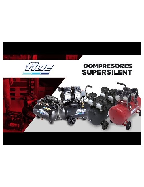 COMPRESOR SUPERSILENT 24/1 - SIN ACEITE 24l